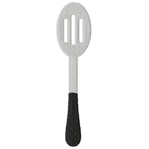 Large Spoon Embroidery Design - Instant Download