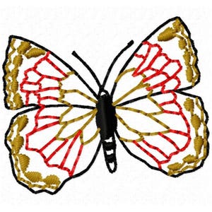 Butterfly Embroidery Design - Instant Download