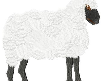 Large Sheep Machine Embroidery Design - Instant Download