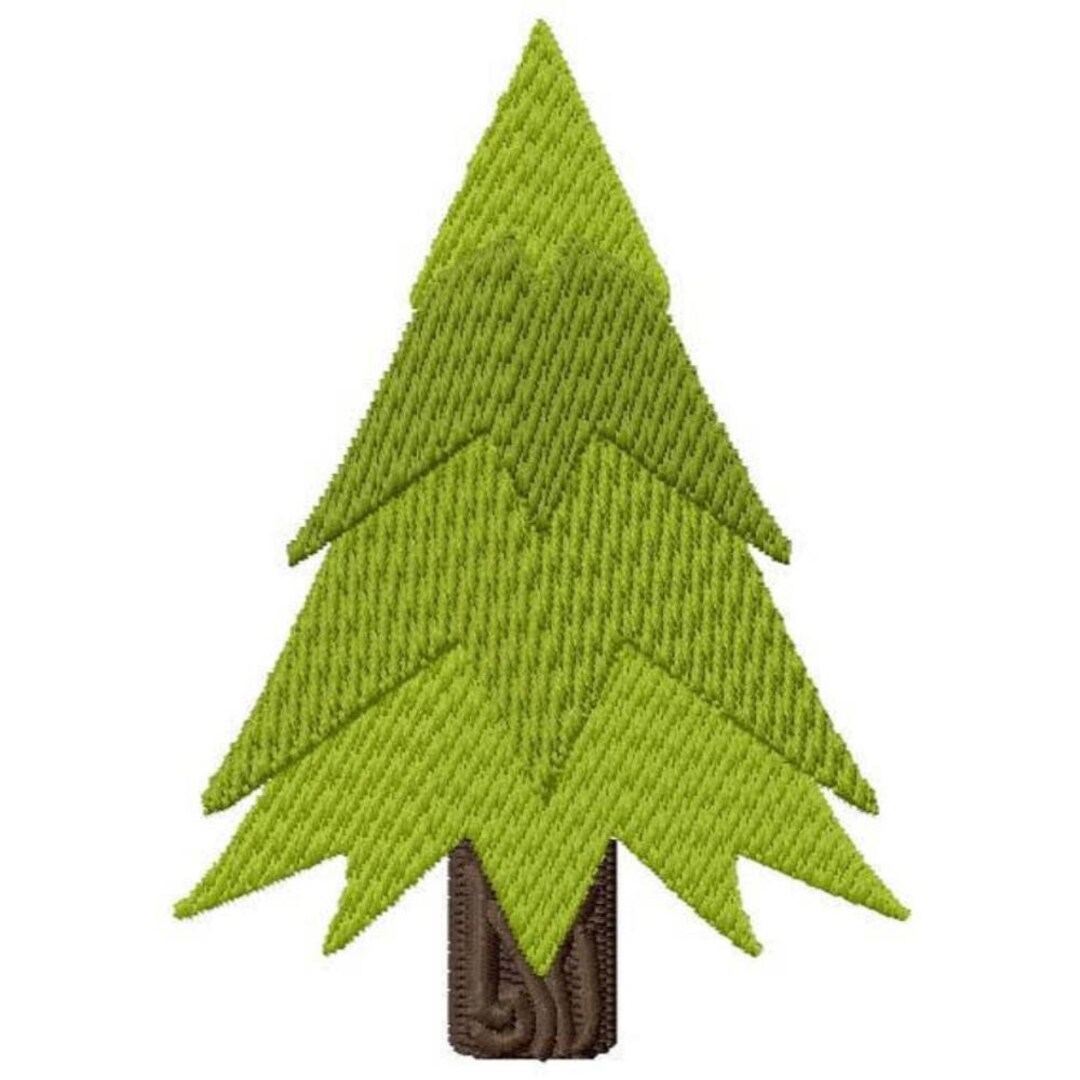 Pine Tree Embroidery Design - Instant Download - Etsy