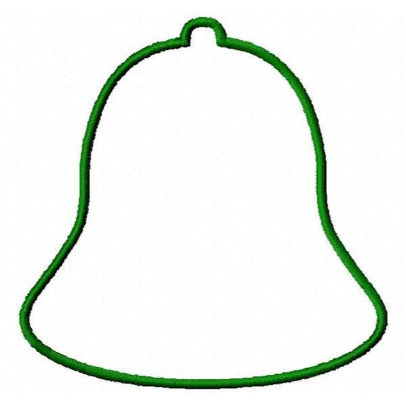 Bell Applique Machine Embroidery Design - Etsy