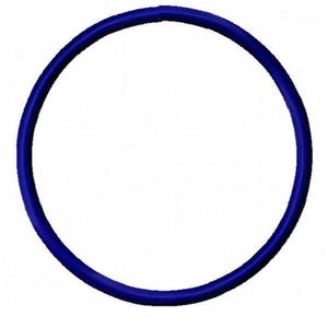 Circle Applique Patch Embroidery Design - Instant Download