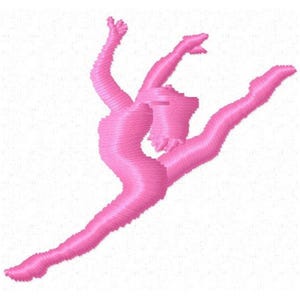 Gymnastics Embroidery Design - Instant Download