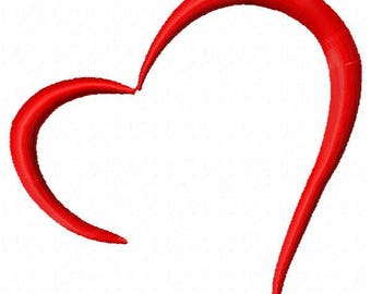 Heart Embroidery Design - Instant Download