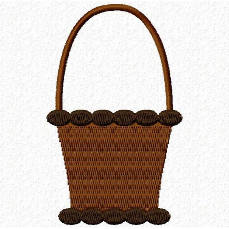 Easter Basket Embroidery Design - Instant Download - Etsy