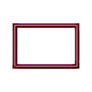 Rechthoekige stoffen met doorgestikte machineborduurontwerp - direct downloaden