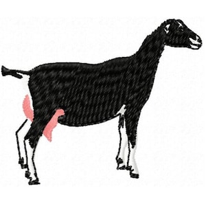 Goat Mahine Embroidery Design - Instant Download
