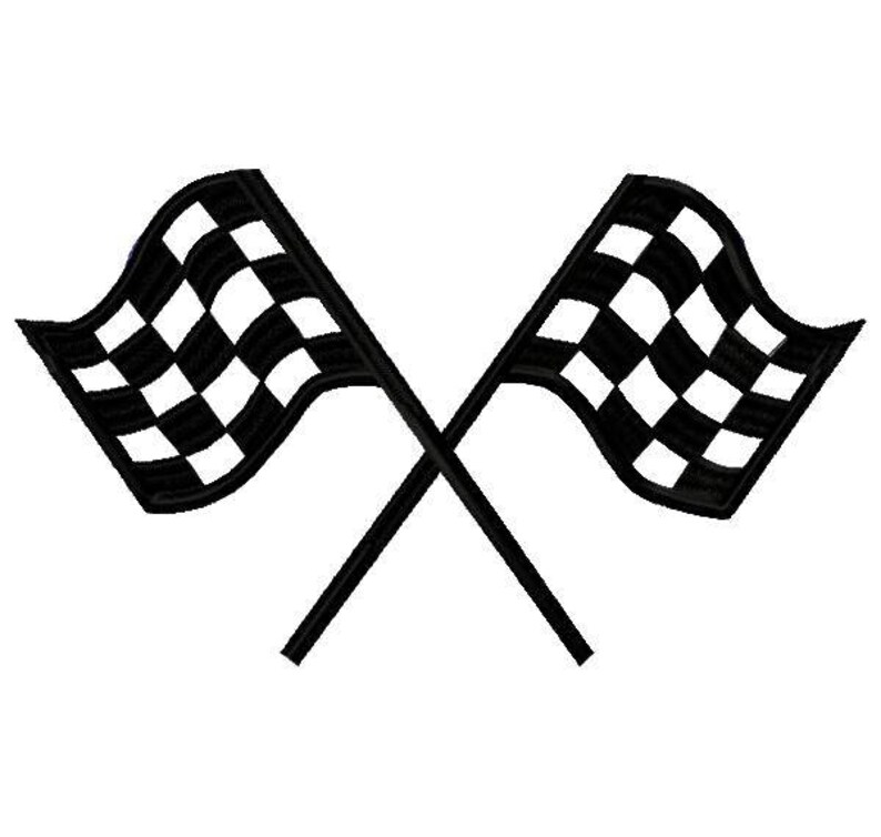 Download Racing Flags Applique Embroidery Design Instant Download ...