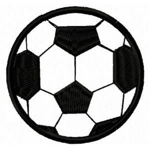 Soccer Ball Embroidery Design - Instant Download