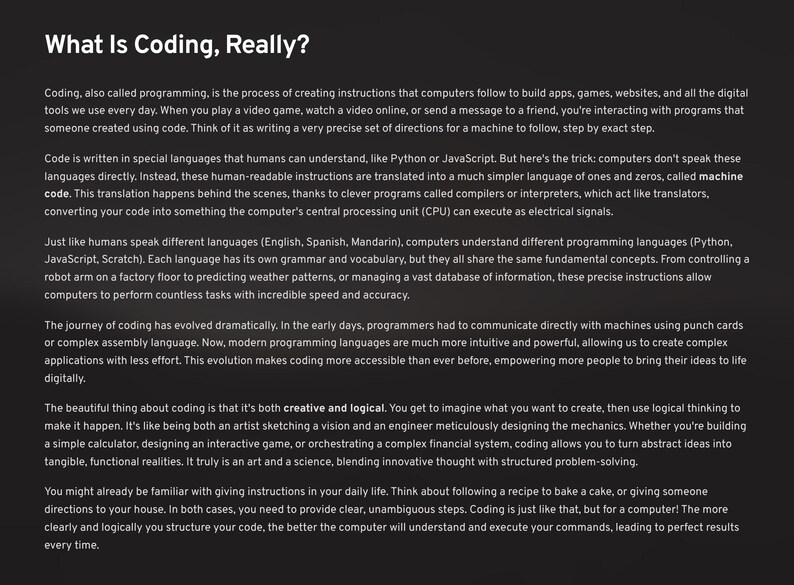 Coding for Beginners Guide – Fun Python & Scratch Projects (PDF Pattern) image 5