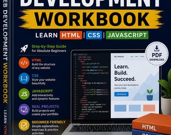 Manual de Desenvolvimento Web para Iniciantes | Aprenda HTML, CSS e JavaScript (Download em PDF)