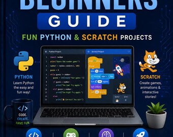 Guide de programmation pour débutants - Projets amusants avec Python et Scratch (Modèle PDF)