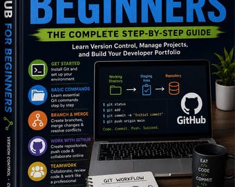 Guia Prático de Git e GitHub para Iniciantes | Controle de Versão, Guia de Programação (Download em PDF)