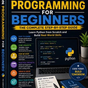 Python Programming Workbook for Beginners | Learn Coding Step-by-Step (PDF Download)