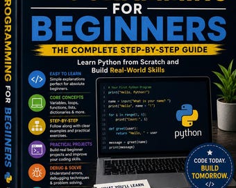 Python Programming Workbook for Beginners | Learn Coding Step-by-Step (PDF Download)