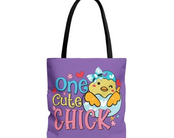 One cute chick Tote Bag (AOP)