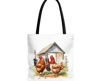 Chicken in the hen house Tote Bag (AOP)