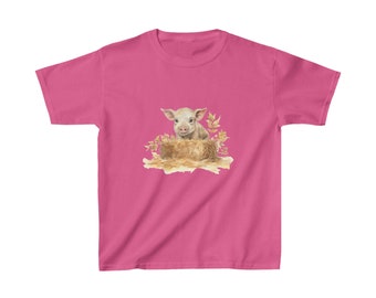 pig in the barnyard Kids Heavy Cotton™ Tee