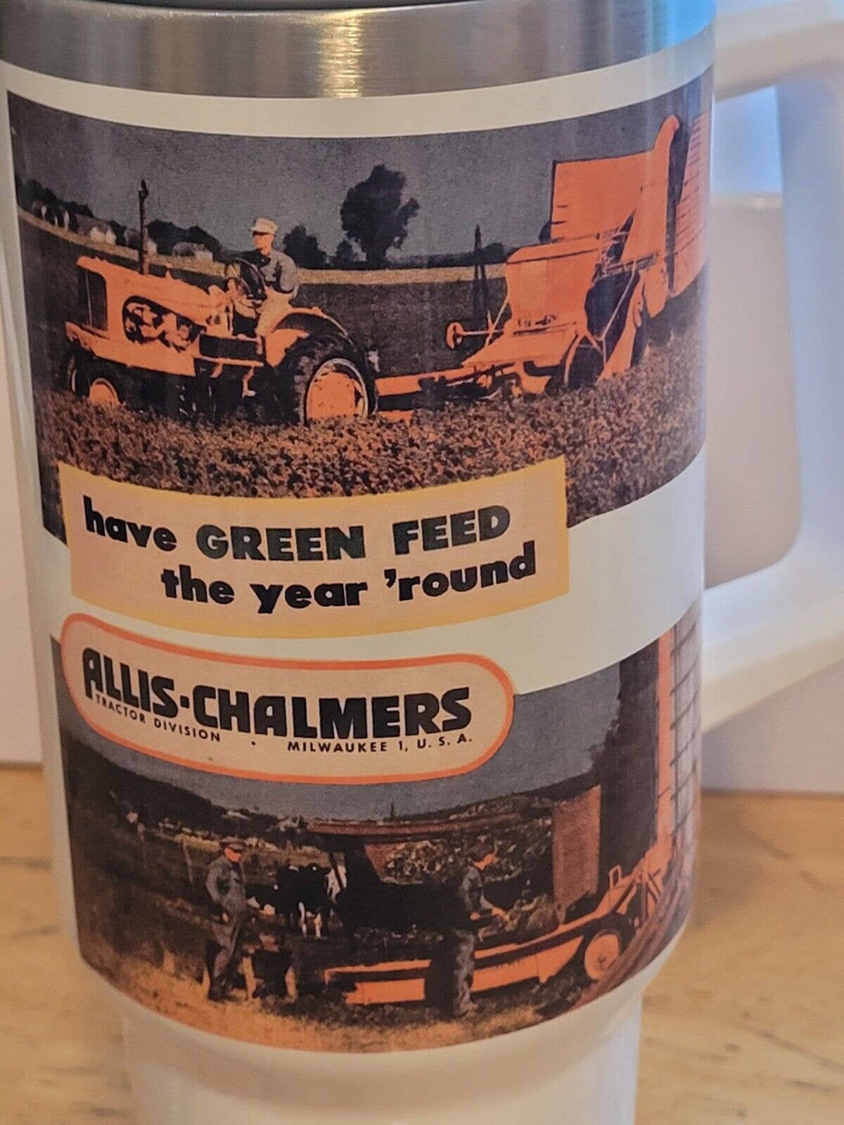 40 Ounce Tumbler Allis Chalmers Green Feed Stainless Steel - Etsy