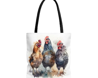 chickens Tote Bag (AOP)