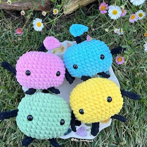 Handmade Crochet Junimo Plushie | Cosy Gift for Gamers | Cottagecore Desk Buddy