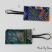 FIVE African Wax Print Fabric Luggage Tags for Suitcase - Etsy