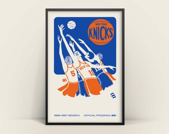 New York Knicks Basketball Poster DIGITAL DOWNLOAD