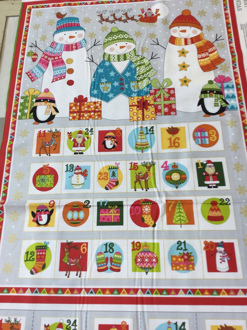 100/% Cotton Christmas Fabric by Metre Fat Quarters Festive Craft Sew Advent X112