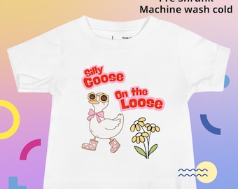 Silly Goose Baby T-Shirt: Funny Graphic Tee, Baby Outfit