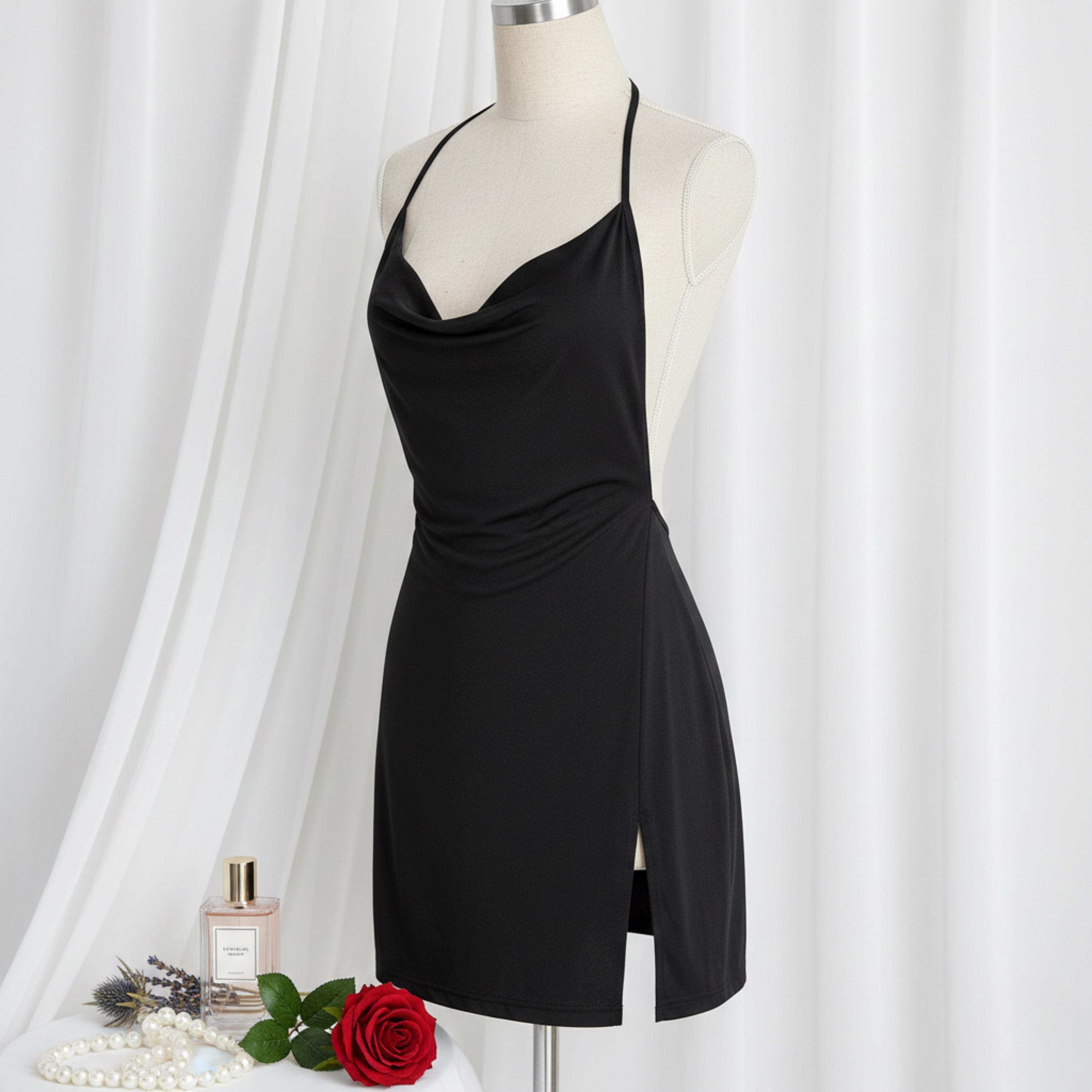 black dress 2t Bamboo Twirl Dress in Midnight by Kyte Baby main image 0