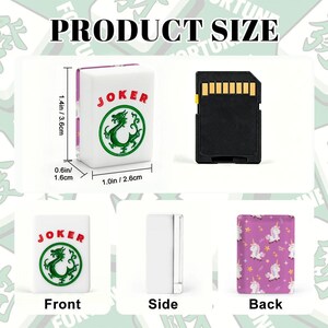 Unicorn American Mahjong Set, Magical Acrylic Game Tiles, Whimsical Decorative Mah Jongg Gift 画像 3