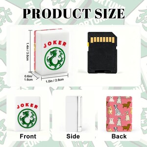American Mahjong Set, Dog Pattern Mah Jongg Acrylic Tiles, Pet Lover Game Gift image 3