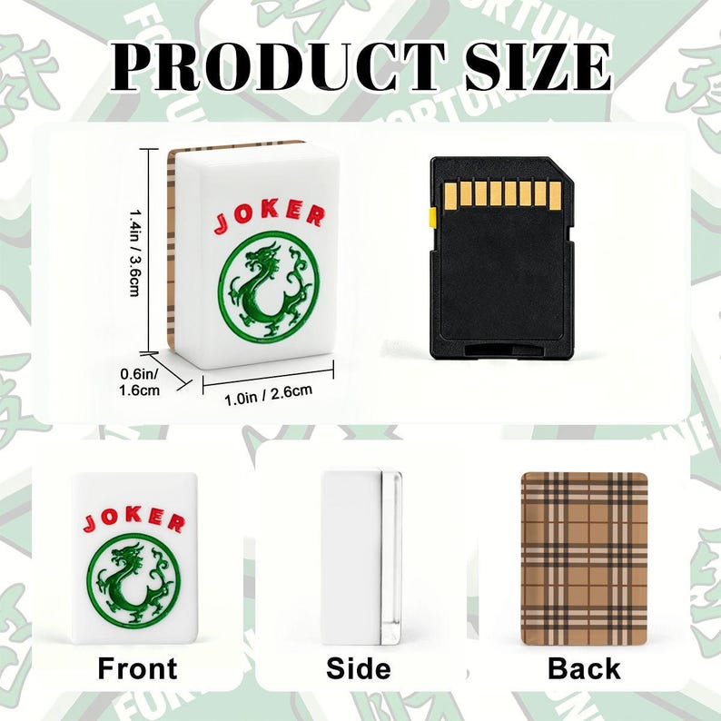 Beige Plaid American Mahjong Set, Preppy Acrylic Game Tiles, Classic Decorative Mah Jongg Gift imagem 3