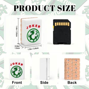 Teapot American Mahjong Set, Tea Time Acrylic Game Tiles, Cottage Decorative Mah Jongg Gift image 3