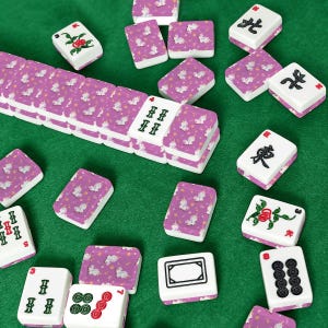 Unicorn American Mahjong Set, Magical Acrylic Game Tiles, Whimsical Decorative Mah Jongg Gift 画像 7