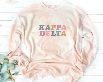 tie dye sorority hoodie