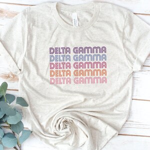 Sorority Shirt, Sorority, Retro, Vintage, Alpha Delta Pi, Sigma Delta Tau, Sigma Alpha, Sigma Kappa, Delta Zeta, Big Little Shirts