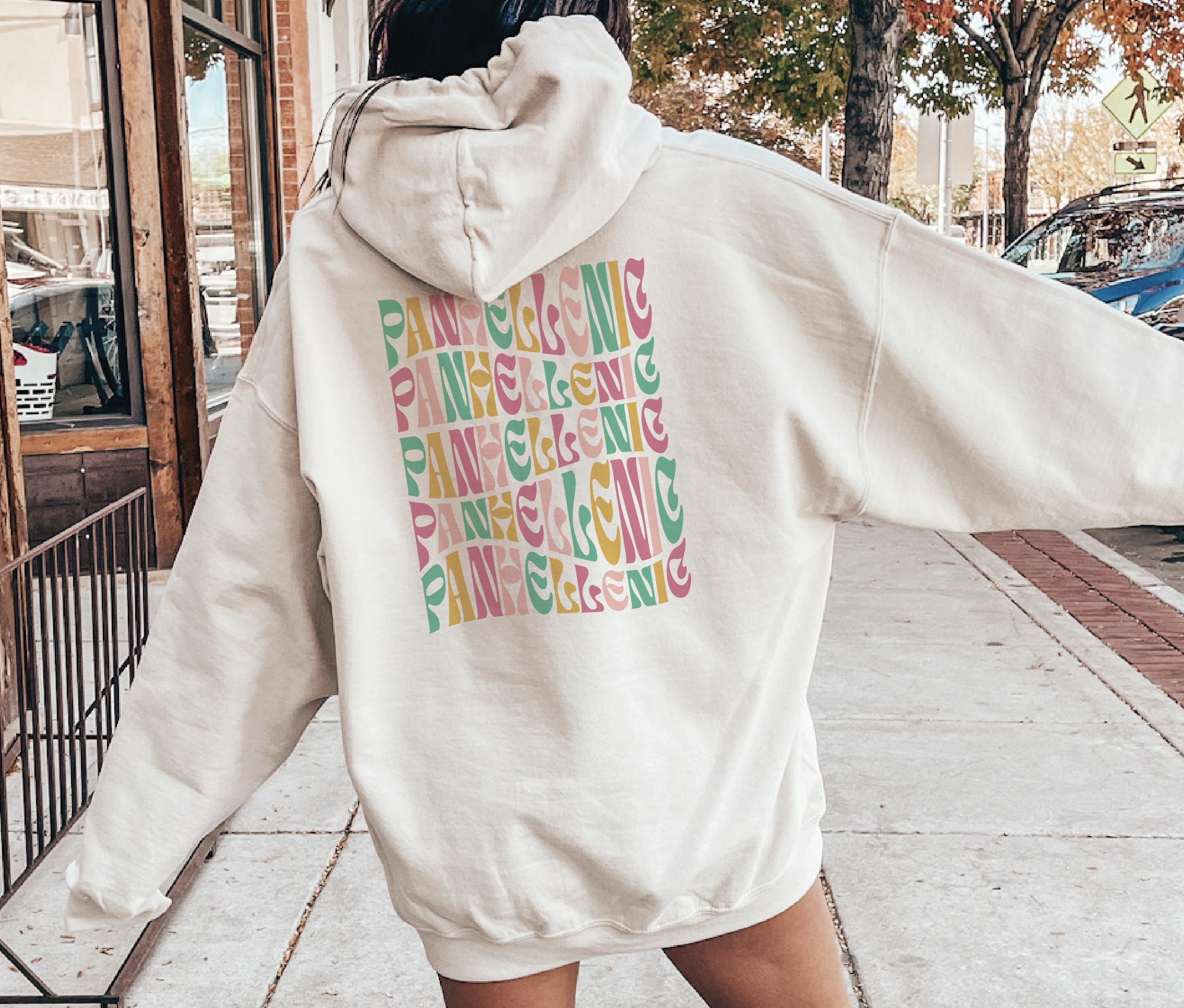 National Panhellenic Conference Oversized Hoodie, Custom Greek Apparel ...
