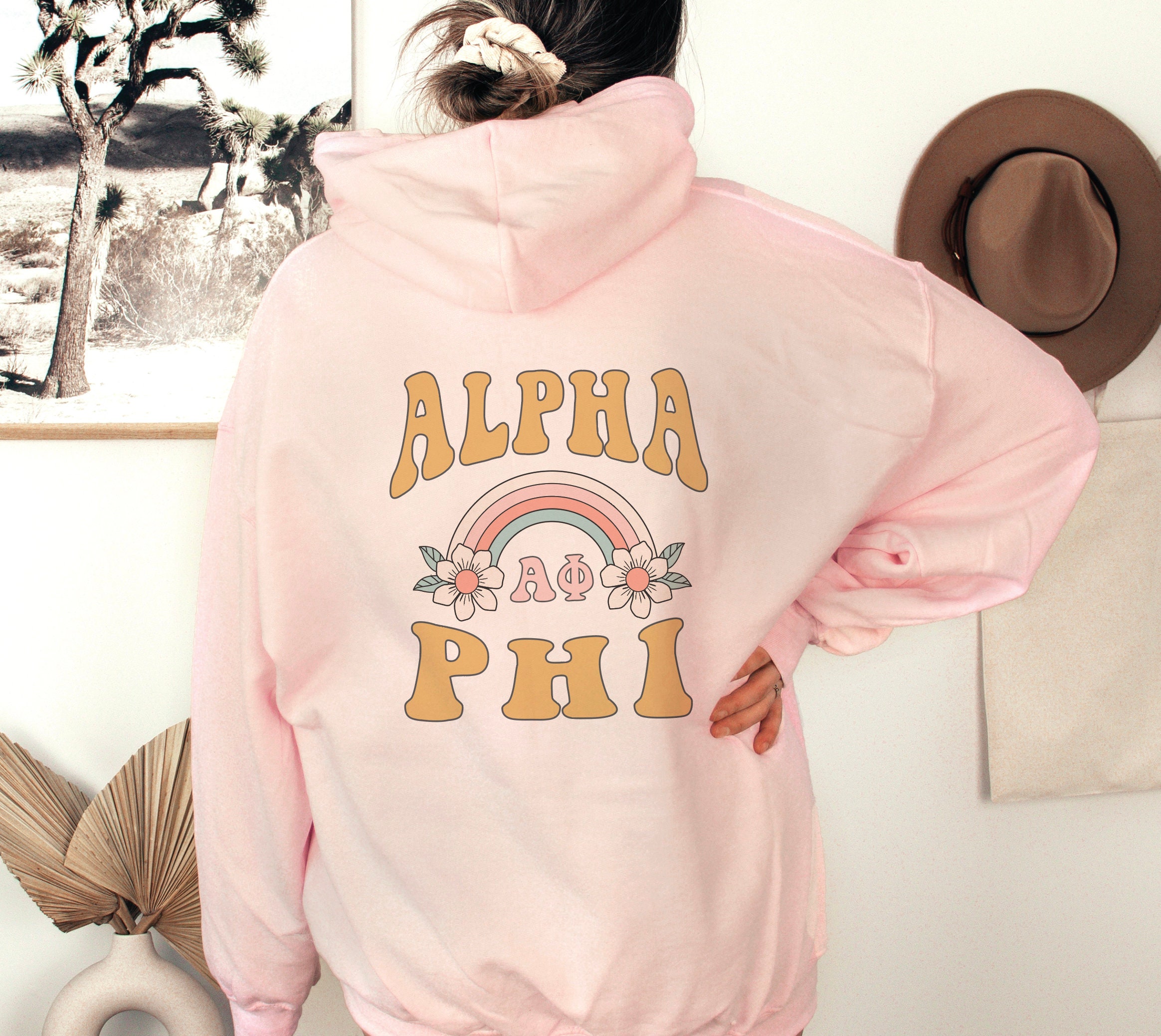 Alpha Phi Oversized Shirt, Trendy Alpha Phi Hoodie, Aphi Sweatshirt ...