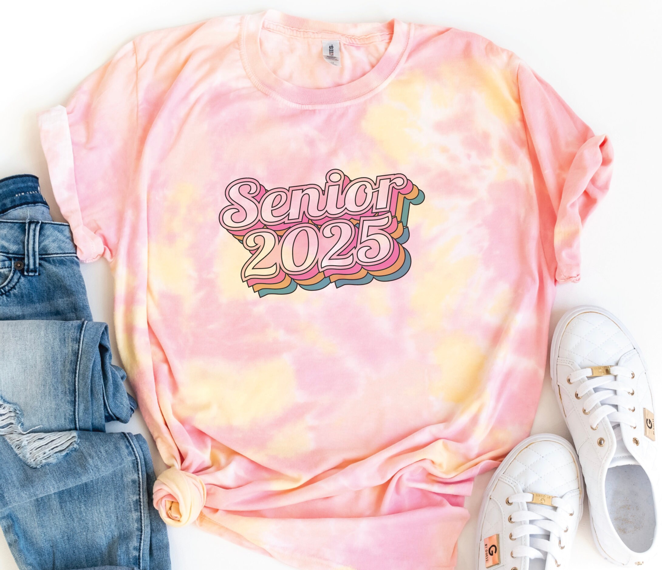 Tie Dye Senior 2023 Shirt Class of 2024 High School Senior - Etsy