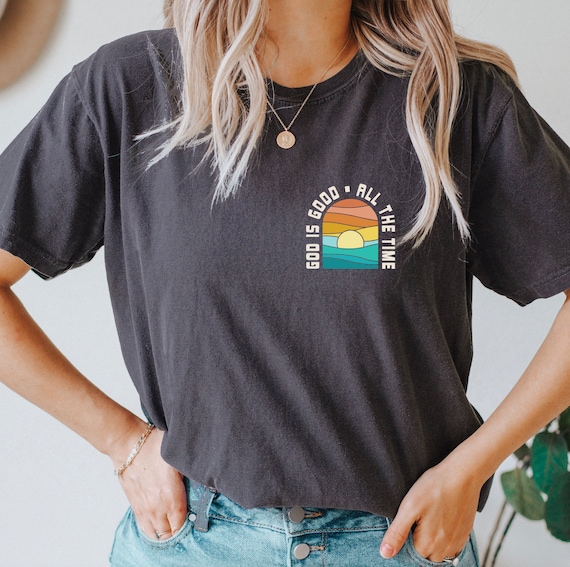 Comfort Colors God is Good Shirt, Vintage Surf tee, Love One Another, Christian, Vintage, Jesus, Love, Women's shirt, husband gift, Be Kind