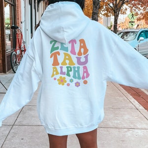Zeta Tau Alpha Hoodie Etsy UK