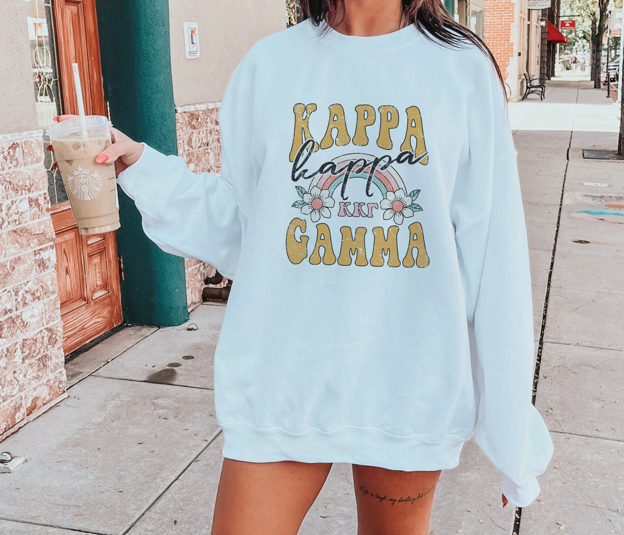 Kappa Kappa Gamma Oversized Shirt, Kappa Kappa Gamma