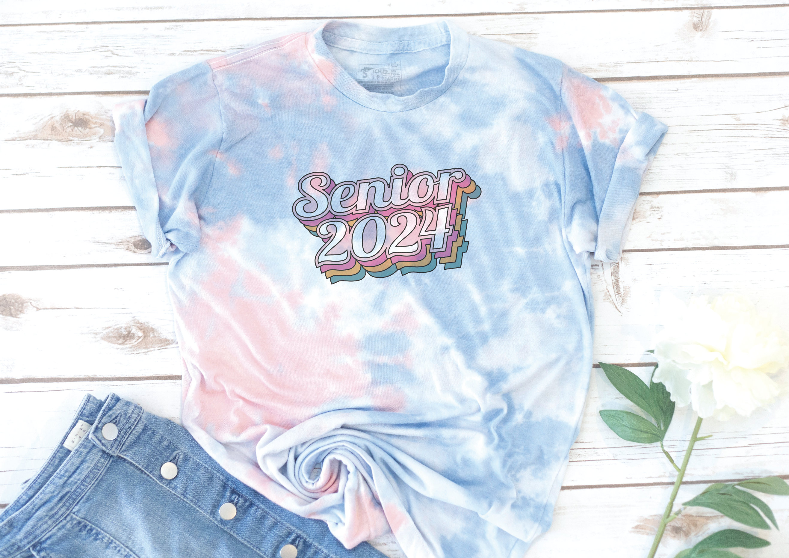 Tie Dye Senior 2023 Shirt Class of 2024 High School Senior - Etsy