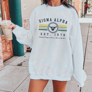 Sigma Alpha Crest Shirt, Sigma Alpha Hoodie, Sigma Alpha Sweatshirt, Sorority Crest Shirt