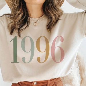 Birth Year Sweatshirt, Birthday Gift, 30th Birthday gift for women, 21st birthday gift, 40th birthday Gift for friend, Fleece, gift for wife