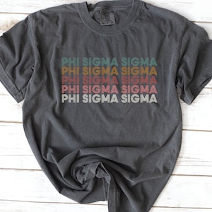Comfort Colors Sorority rainbow Shirt, Vintage, Gamma Phi Beta, Kappa Kappa Gamma, Kappa Delta, Delta Zeta, Zeta Tau Alpha, Recruitment
