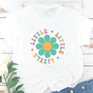 Sorority Big Little Shirt, Retro 60s Flower Sorority, Big Little Shirts, GBig, Big, Little, Reveal, Big Sis, Little Sis, Kappa Delta