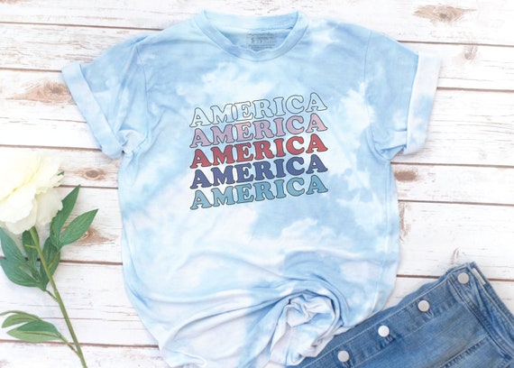 America Shirt 4th of July Memorial day USA T-shirt | Etsy
