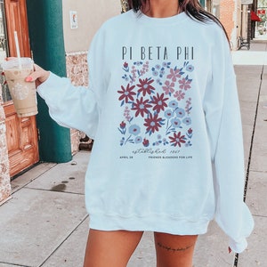 Pi Beta Phi Flower Market Poster Shirt, Pi Phi Hoodie, Pi Beta Phi Flower Sweatshirt